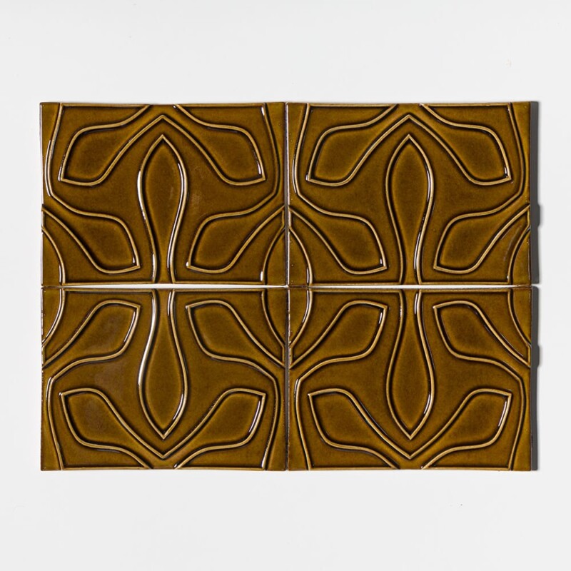 Creamy Leather Glossy Tioma Ceramic Accent Tiles 6×8 (TL80869)