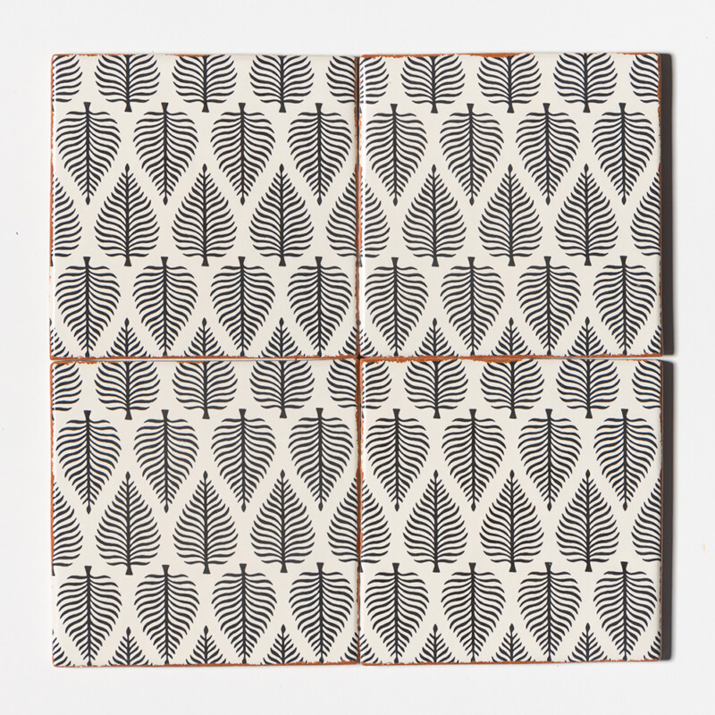 Wreath Matte Glazed Terracotta Tiles 6×6 (TL80898)