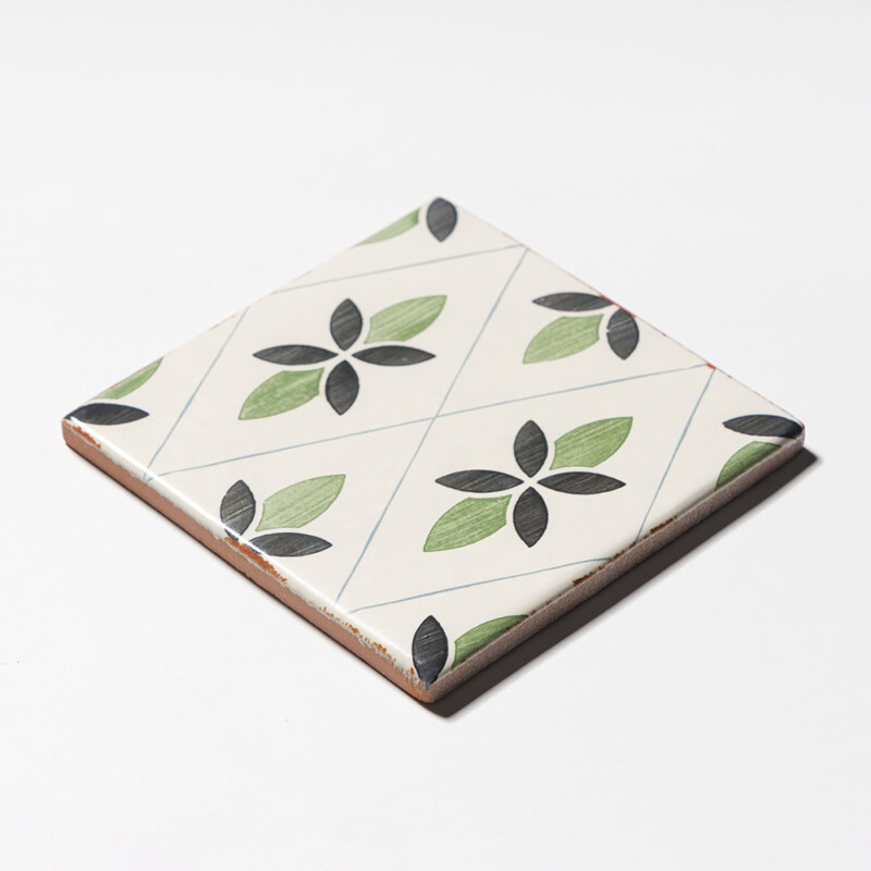 Evergreen Matte Glazed Terracotta Tiles 6×6 (TL80901)