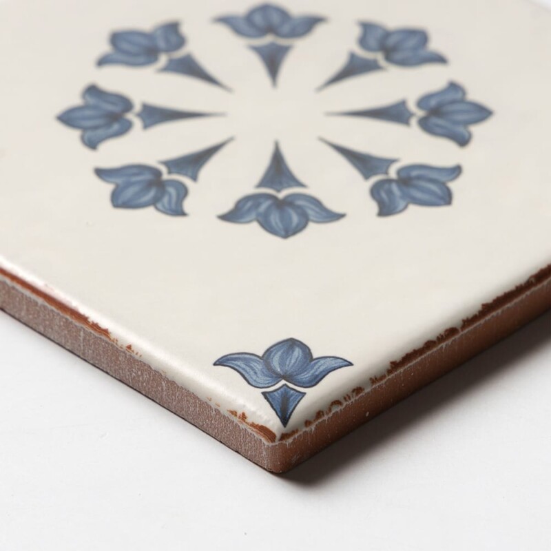 Rosebud Matte Glazed Terracotta Tiles 6×6 (TL80913)