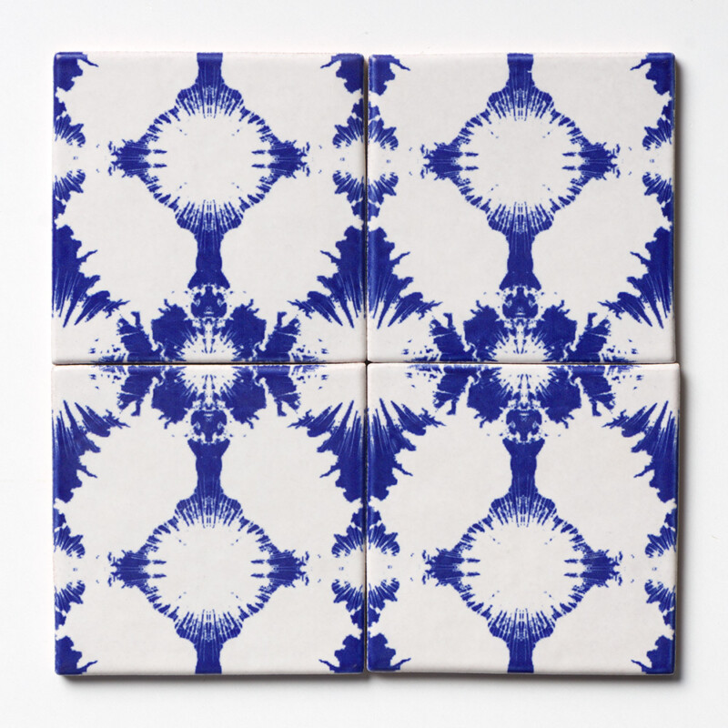 Cadet Matte Watercolor Glazed Terracotta Tiles 6×6 (TL80926)