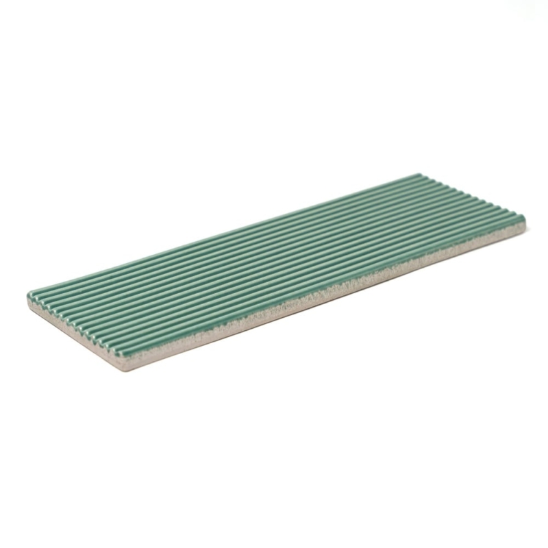 Sage Glossy Thin Fluted Ceramic Tile 4×12 (TL80998)