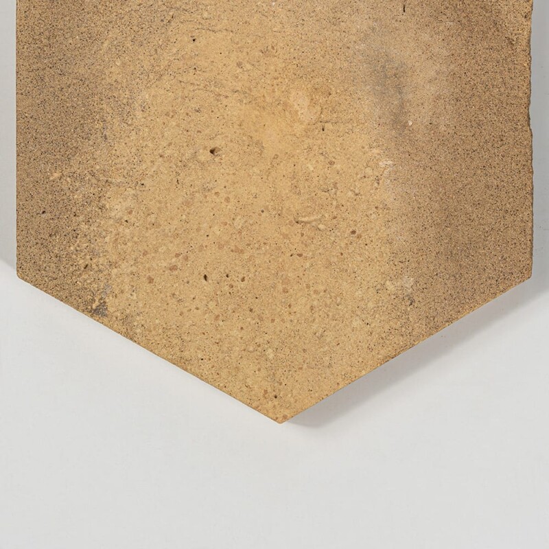 Telhas hexagonais de terracota fosca reciclada 6×6 (TL90800)
