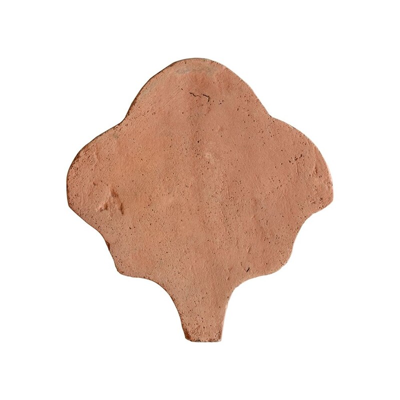 Cotto Med Matte Fan Shape Terracotta Tiles 6 3/4×6 1/2 (TL90809)