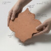 Cotto Med Natural Arabesque Terracotta Tiles 8 3/4×8 (TL90916)