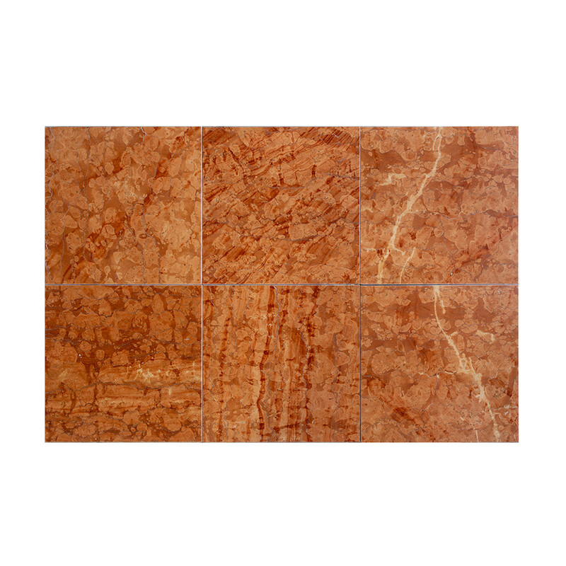 Red Verona Polished Marble Tiles 12×12 (TL91212)