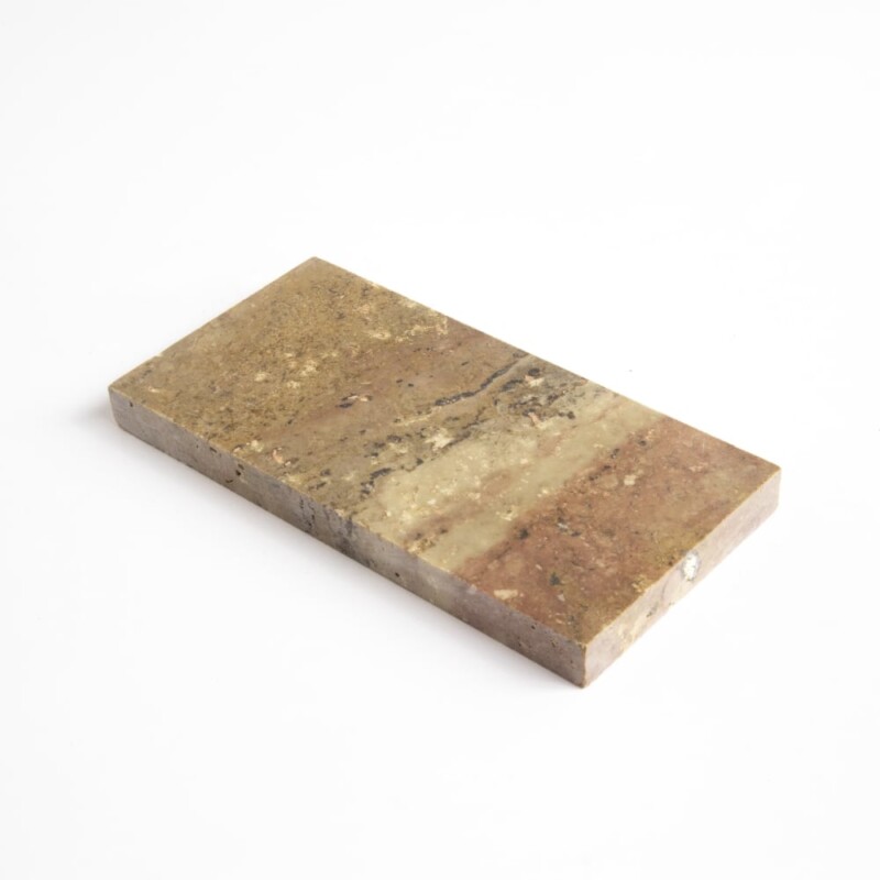 Scabas Red Honed Blend Travertine Tiles 3×6 (TL91380)
