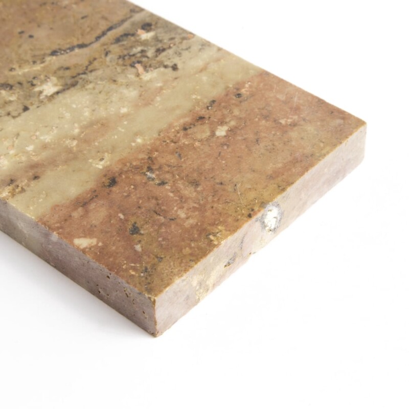 Scabas Red Honed Blend Travertine Tiles 3×6 (TL91380)
