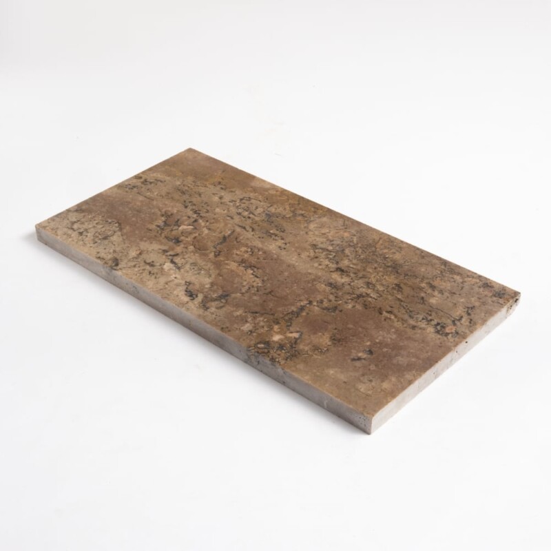 Scabas Red Honed Travertine Tiles 6×12 (TL91382)