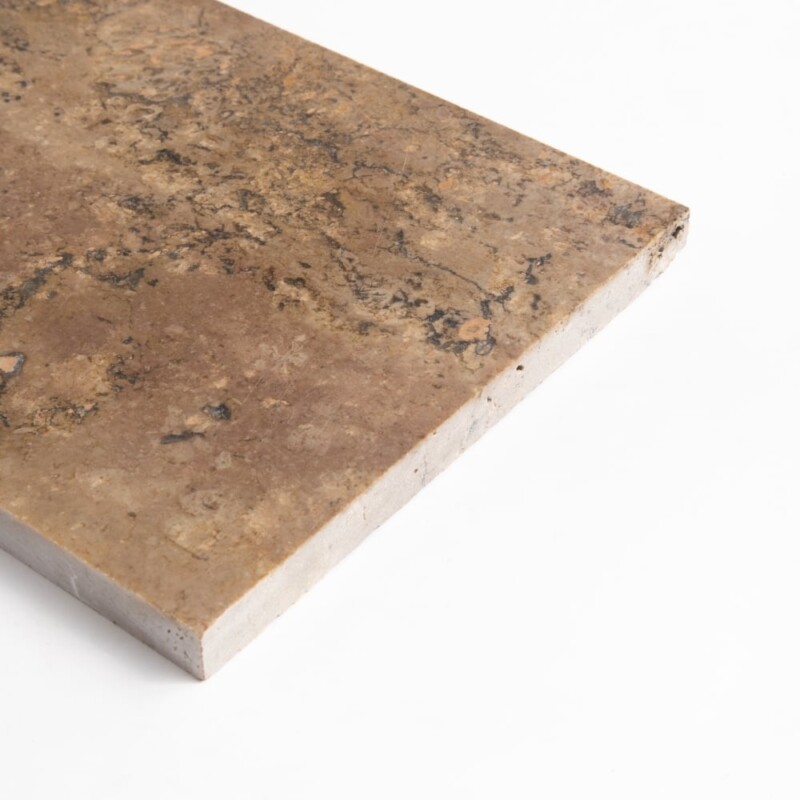 Scabas Red Honed Travertine Tiles 6×12 (TL91382)