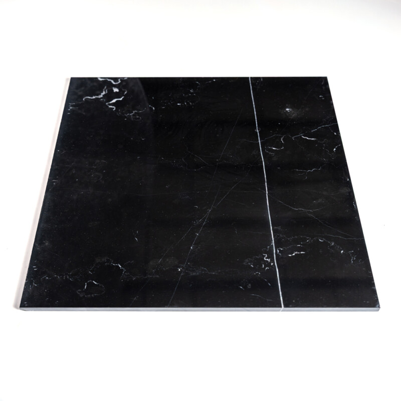 Belgium Black Polished Marble Tiles 18×18 (TL91412)