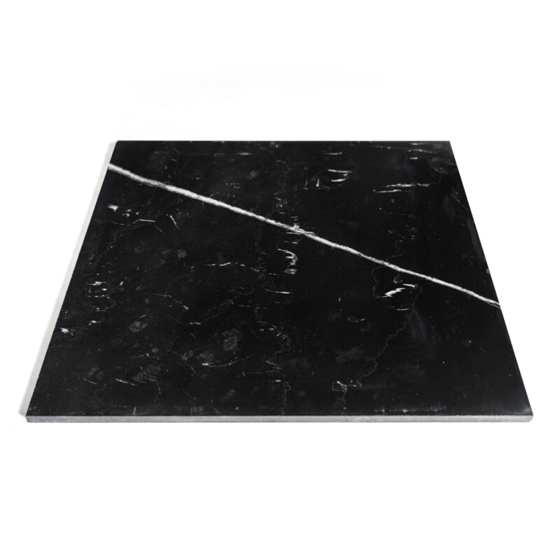 Belgium Black Honed Marble Tiles 18×18 (TL91415)