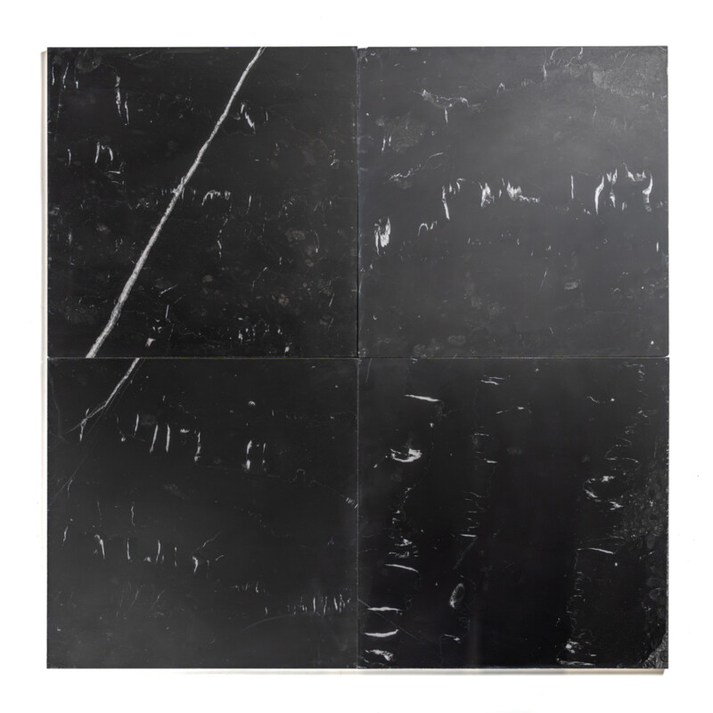 Belgium Black Honed Marble Tiles 18×18 (TL91415)