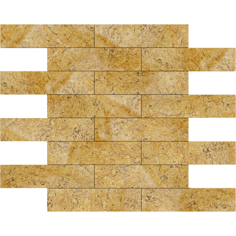 Verona Gold Honed Limestone Tiles 3×12 (TL91432)