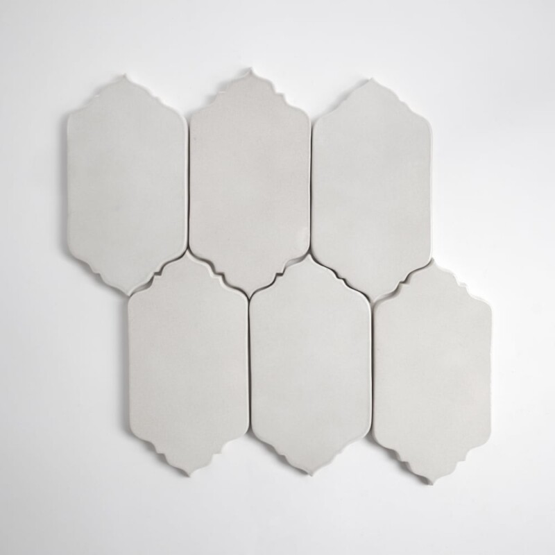 Cloud White Glossy Marbella Ceramic Tiles 4×7 1/2 (TL91590)