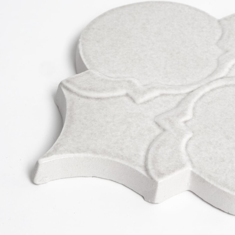 Cloud White Glossy Sofia Ceramic Accent Tiles 6×7 3/8 (TL91594)