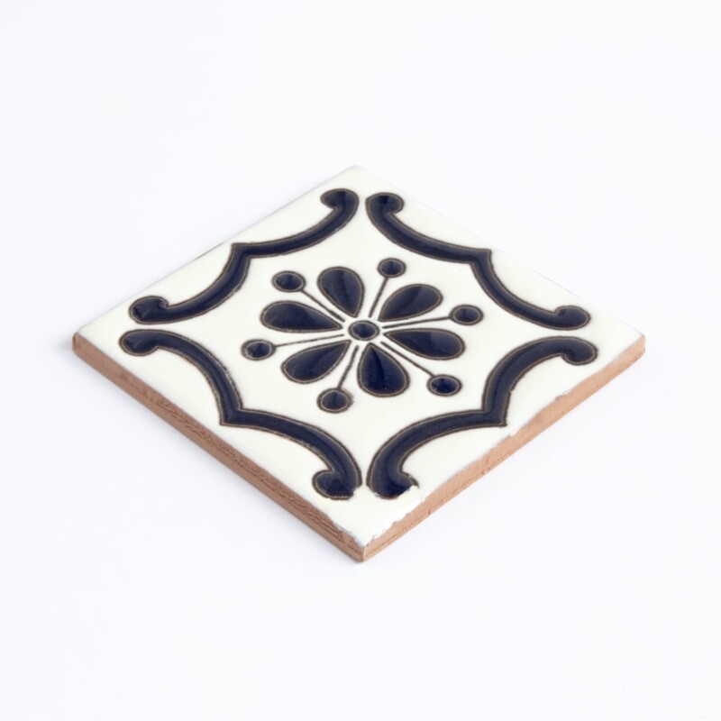 Carreaux de terre cuite émaillée Talavera Maranta brillants 4×4 (TL91707)