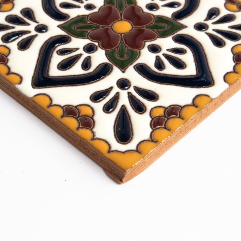 Talavera Glossy Ciruela Glazed Terracotta Tiles 4×4 (TL91714)
