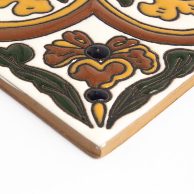 Talavera Glossy Zenya Glazed Terracotta Tiles 4×4 (TL91716)