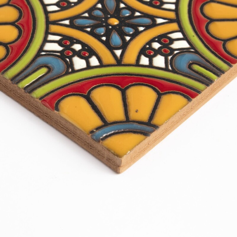 Talavera Glossy Itzel Glazed Terracotta Tiles 4×4 (TL91718)