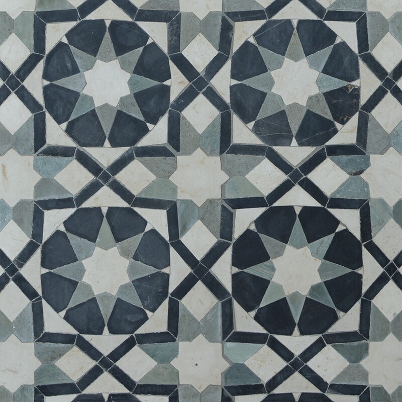 Farah Honed Limestone Mosaics 11×11 (WBA10054)