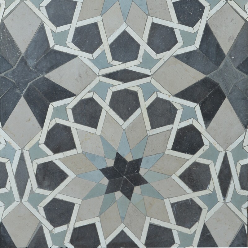 Laila Honed Limestone Mosaics 10×10 (WBA10055)
