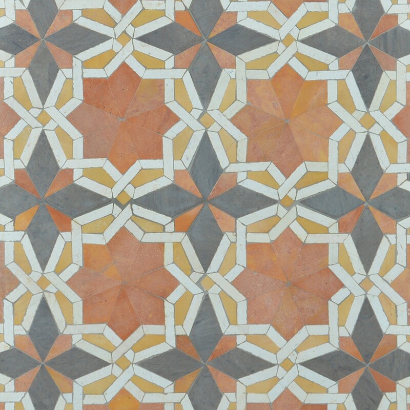 Maha Honed Limestone Mosaics 10×10 (WBA10060)