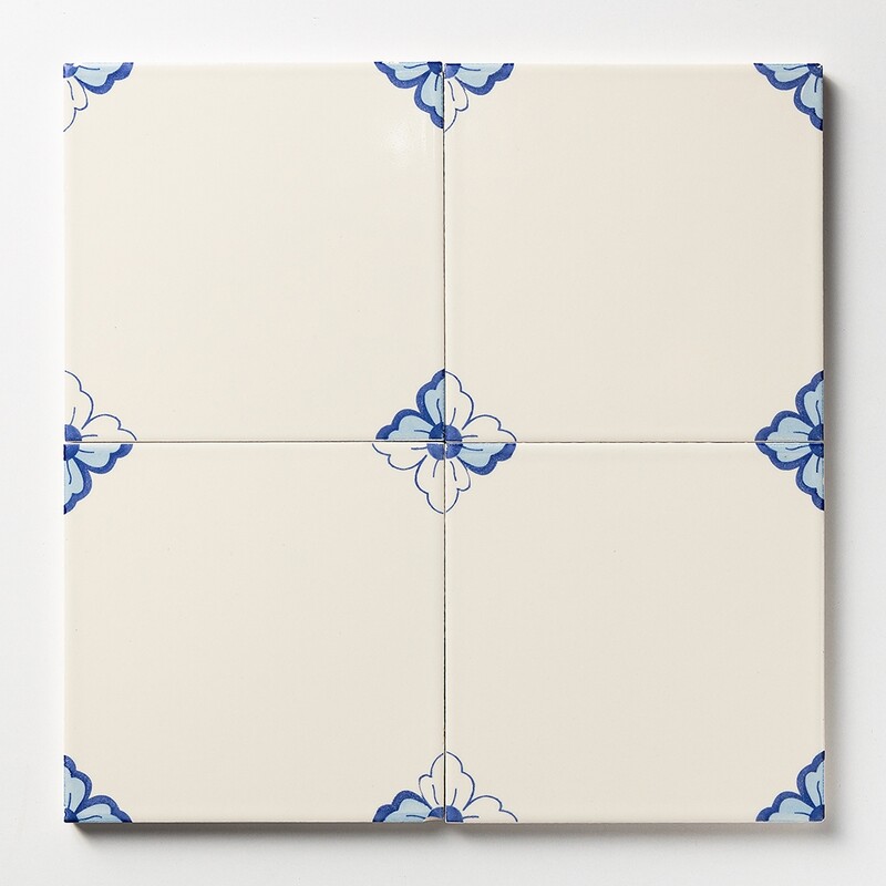 Gelosia Blanc Glazed Ceramic Tiles 6×6 (WLV20319)