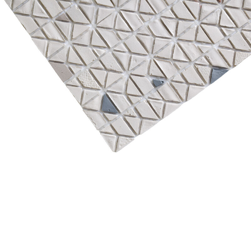 Coriandolo Cenere Matte Micro Multiplem Recycled Glass Mosaics 12×12 (WMM90062)