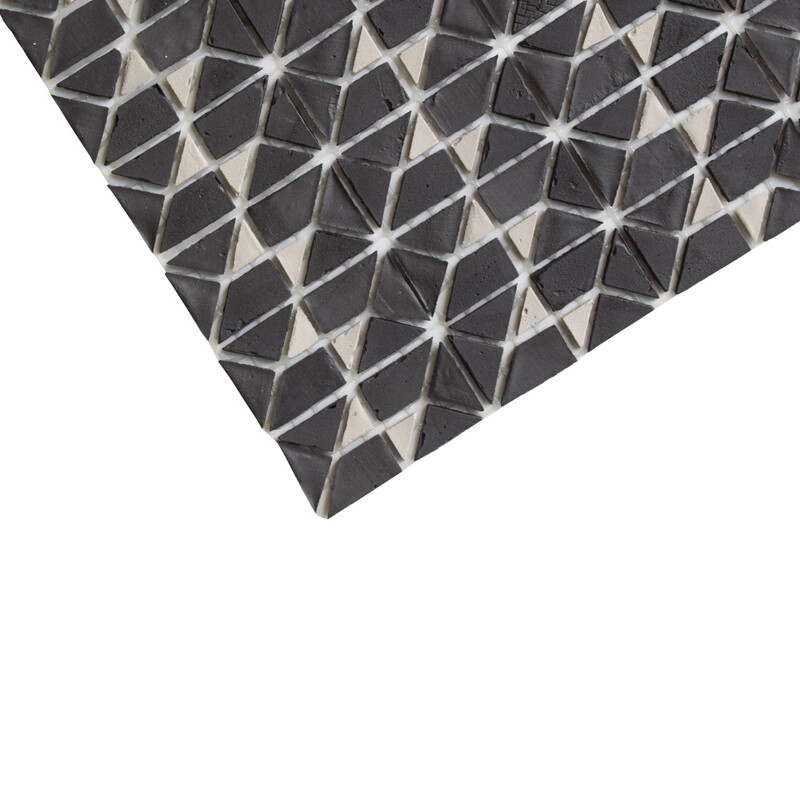 Salvia Talco Matte Micro Multiplem Recycled Glass Mosaics 12×12 (WMM90067)
