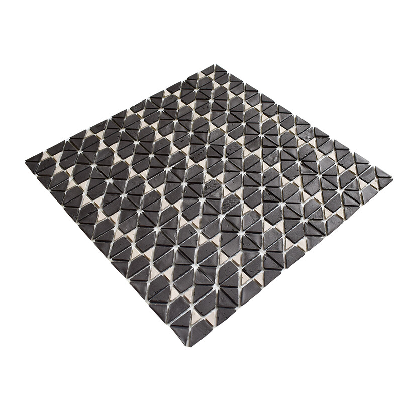 Salvia Talco Matte Micro Multiplem Recycled Glass Mosaics 12×12 (WMM90067)