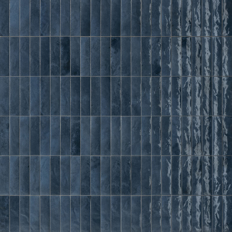 Soda Blu Glossy Glazed Porcelain Tiles 2 1/2×9 1/2 (WMN10043)