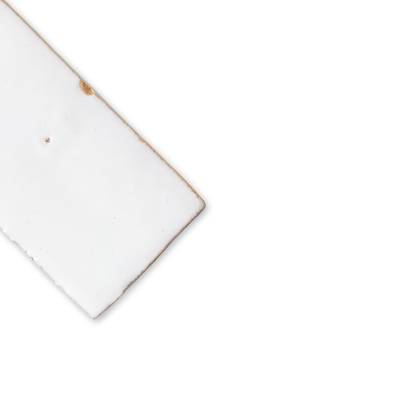 Blanc Niege Glossy Subway Zellige Tiles 2×6 (WMZ90010)