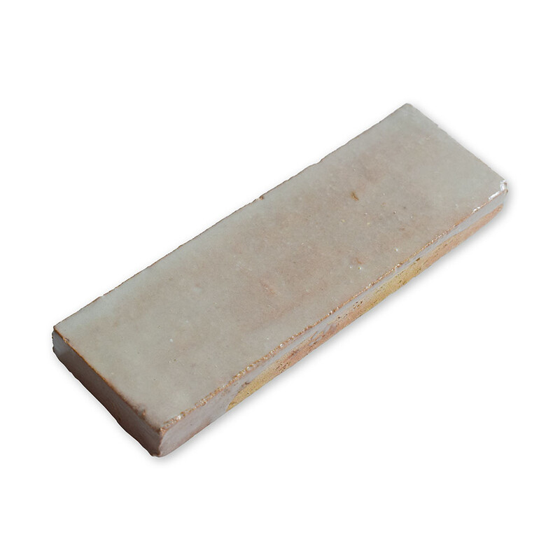 Gris Beige Glossy Subway Zellige Tiles 2×6 (WMZ90013)