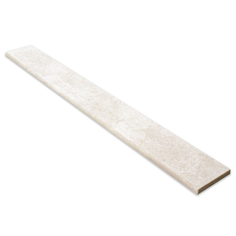 Ivory Matte Battiscopa Slate Look Porcelain Moldings 2 3/4×24 (WNB00333)