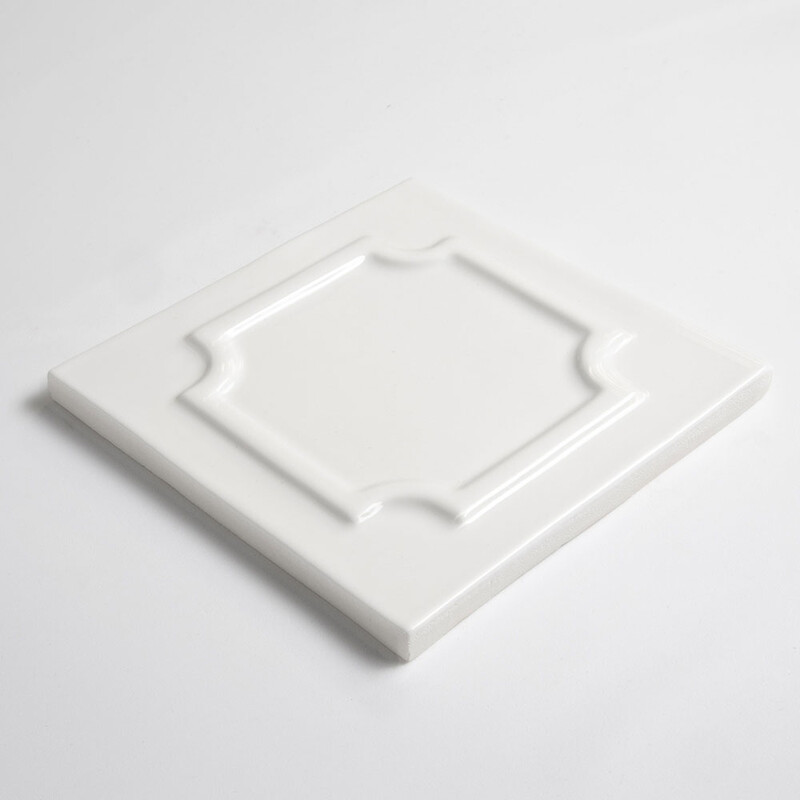 Tulum White Glossy Era Ombre Ceramic Accent Tiles 6×6 (WST04164)