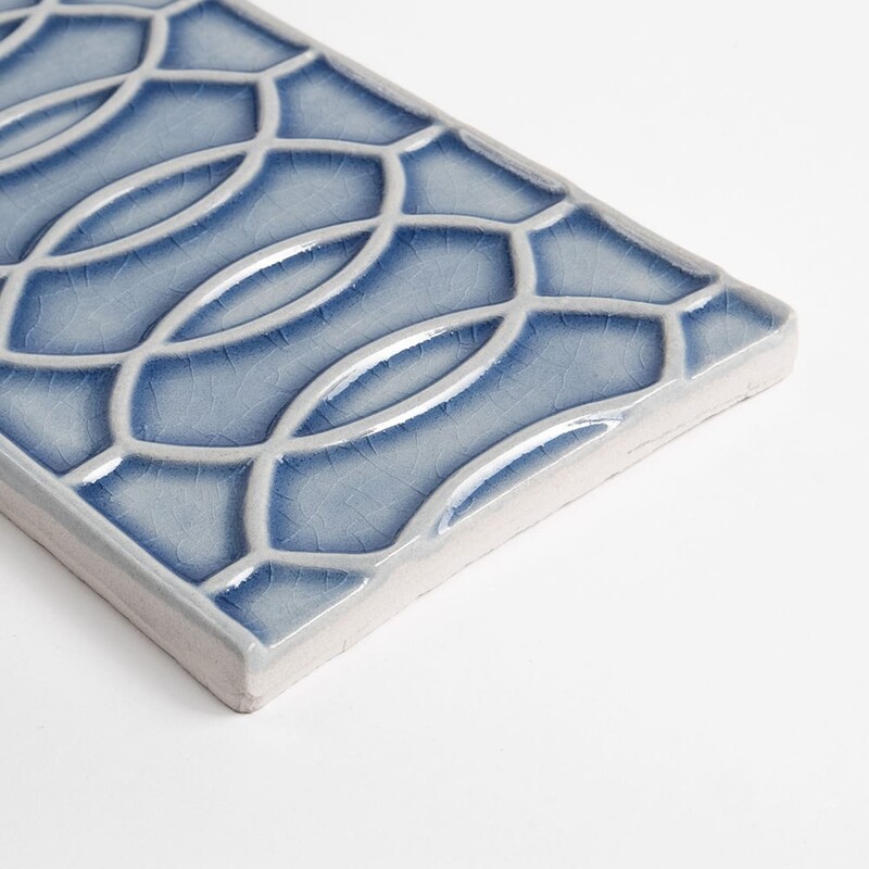 Vinca Crackled Vienna Ceramic Accent Tiles 4×8 (WST09140)