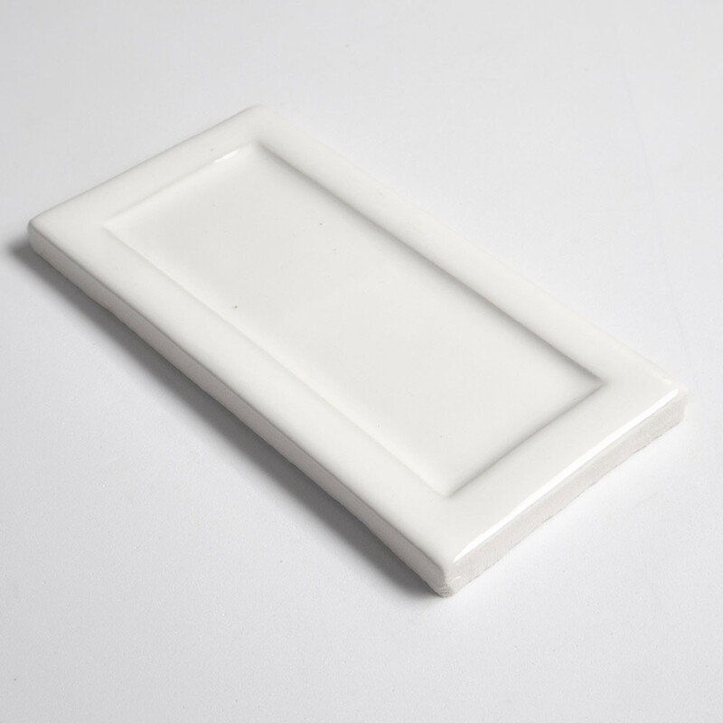 Tulum White Glossy Eren Ceramic Accent Tiles 3×6 (WST09202)