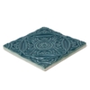 Mar Leather Medallion Ceramic Accent Tiles 6×6 (WST90005)