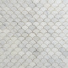 Calacatta Gold Honed Siren Marble Mosaics 10 7/16×11 13/16 (YNR10172)
