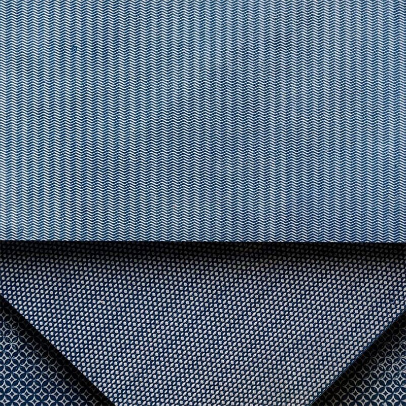 Indigo Ottoman Textile 3 Marble Tile 12×24 (AQF10024)