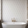 Satin Cotton Matte Longest Hexagon Ceramic Tile 3×7 7/8 (DC00278)