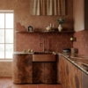 Azulejo de terracota fosco feito à mão com 8 hexágonos (DC8)