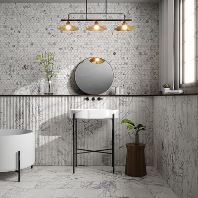 Lilac Honed Marble Tile 6×24 (ML00976)
