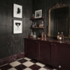 Iris Black Honed Thin Fluted Marble Accent Tiles 4×18 (ML01021)