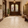 Ivory Honed Hexagon 2 Travertine Mosaics 10 3/8×12 (MS00706)