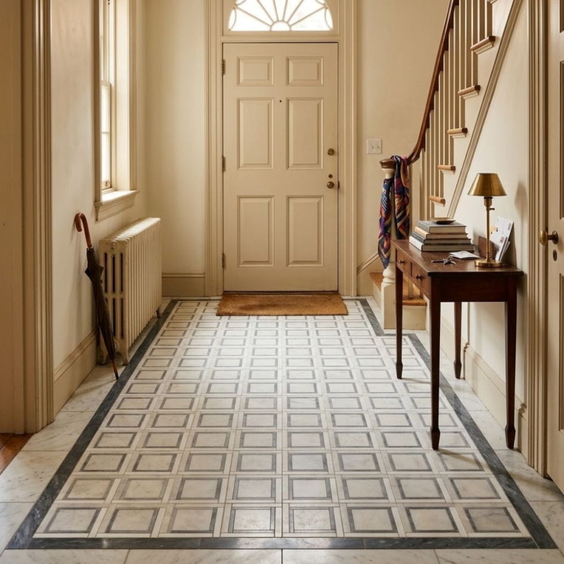 Glacier, Snow White, Allure Multi Finish Cambridge Marble Mosaics 12×12 (MS01492)