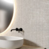 Neutral Weave Blend Matte 1×1 Ceramic Mosaic 12×12 (MS02184)