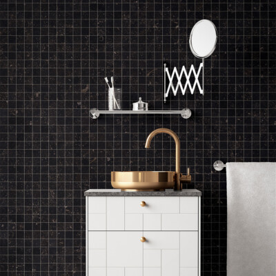 Belgium Blue Honed 2×2 Limestone Mosaic 12×12 (MS02352)
