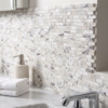 Calacatta Viola Honed Broken Joint Marble Mosaics 11 3/4×12 (MS90867)